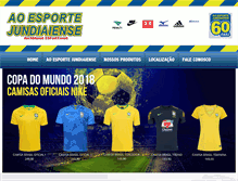 Tablet Screenshot of esportejundiaiense.com.br